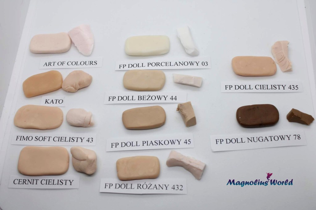 zestawienie cielistych modelin