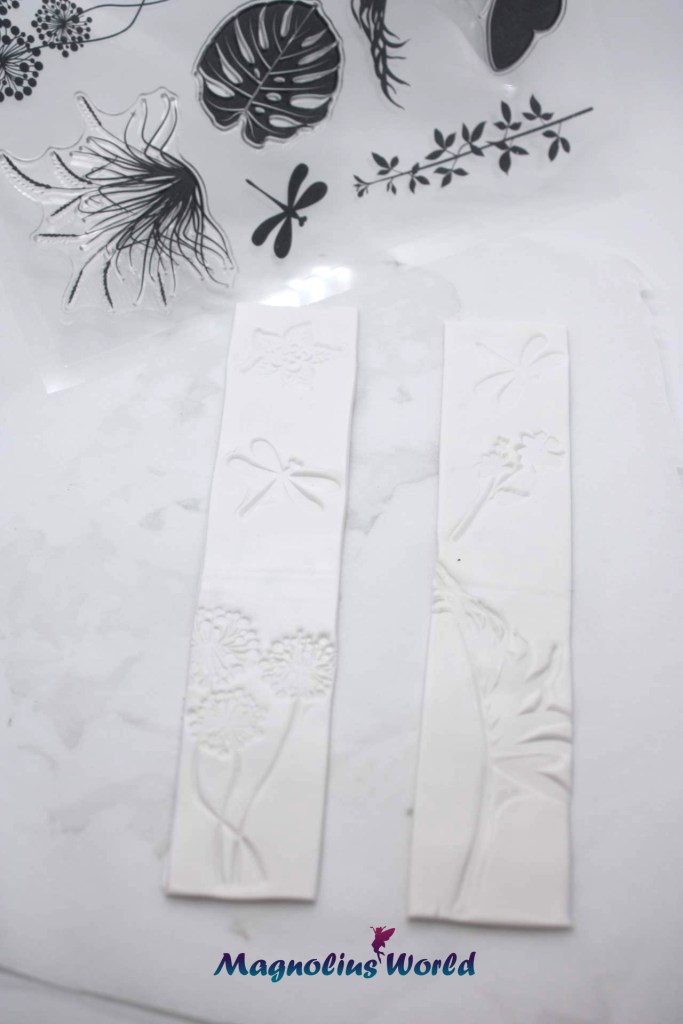 odciski na modelinie