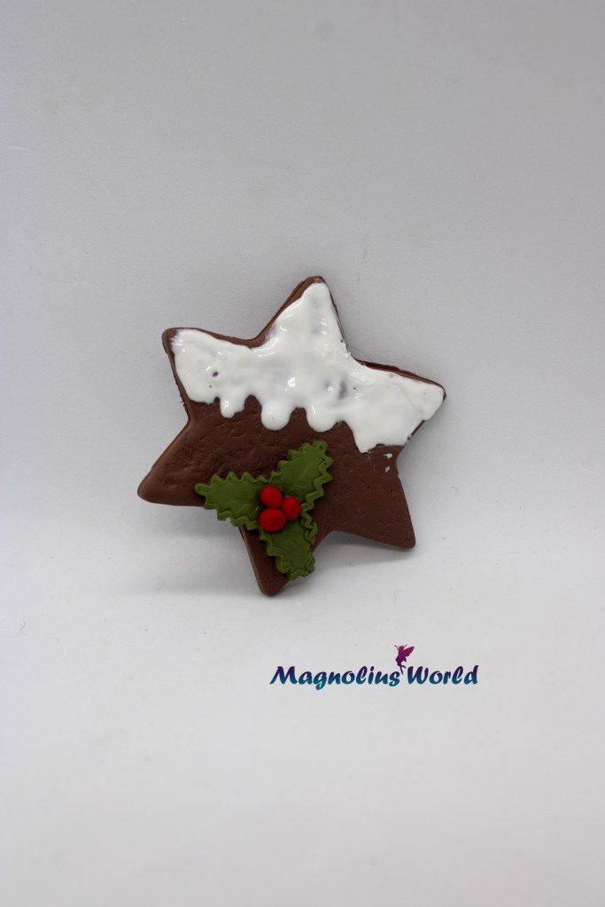 sztuczna polewa na pierniku z modeliny