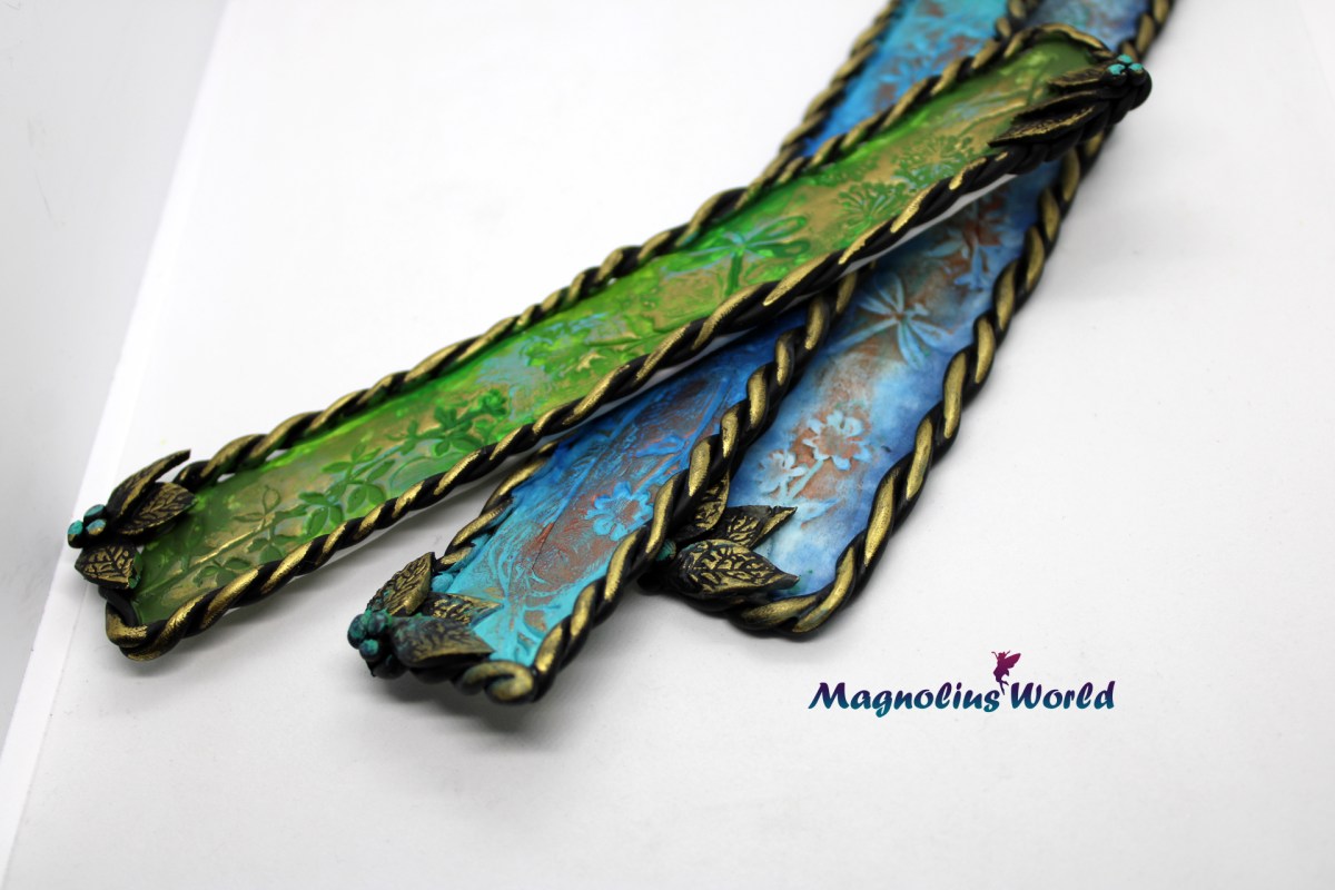 Zakładka z modeliny przy użyciu farb –&nbsp;tutorial