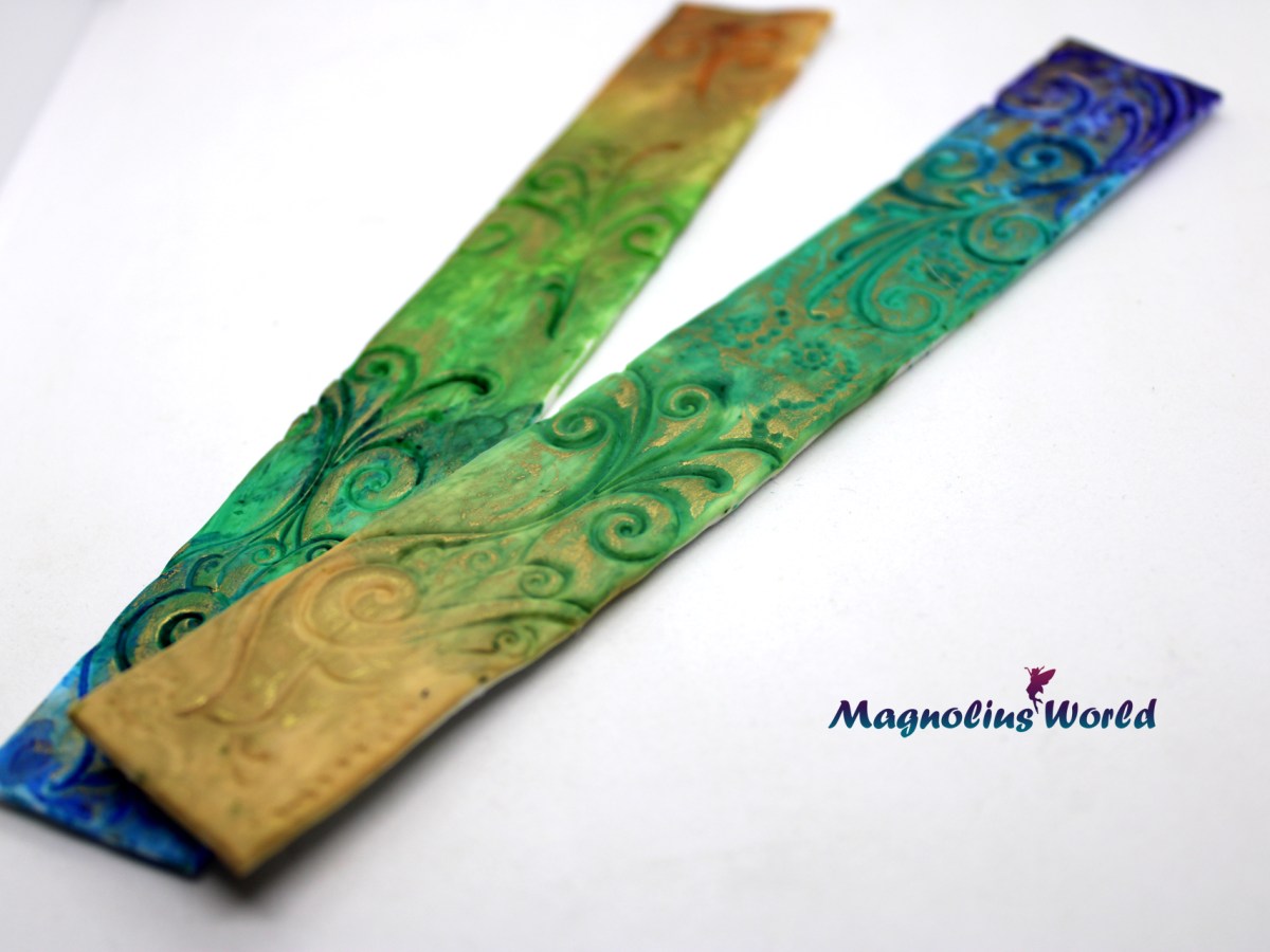 Zakładka z modeliny przy użyciu tuszy alkoholowych –&nbsp;tutorial